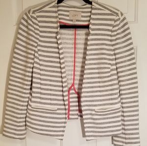 Ann Taylor LOFT Striped Blazer